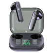 Wireless Bluetooth earbuds with charging case and LED battery display