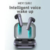 Wireless Bluetooth earbuds with charging case, Siri intelligent voice wake up feature