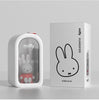 Miffy rabbit doll humidifier with white box featuring Miffy illustration on a gray background