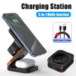 3-in-1 charging station for phone, smartwatch, earbuds with USB Type-C cable included
