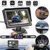Waterproof high-definition car rearview camera with dashboard monitor and wide view angle