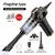 Flagship handheld cordless vacuum cleaner with nozzle attachments and LED display, black