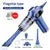Blue handheld vacuum cleaner with detachable parts and Hepa filter, flagship type model