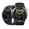 Two rugged GPS smartwatches with fitness tracking and colorful digital displays