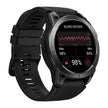Black GPS smartwatch displaying blood oxygen level tracking on digital screen