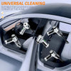 Portable cordless vacuum cleaner for car interior detailing and universal cleaning