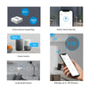 Smart home hub with Wi-Fi Zigbee support, voice control, app security, 128 devices management
