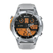 Zeblaze smart sports watch with gray band, digital display, and fitness tracking features